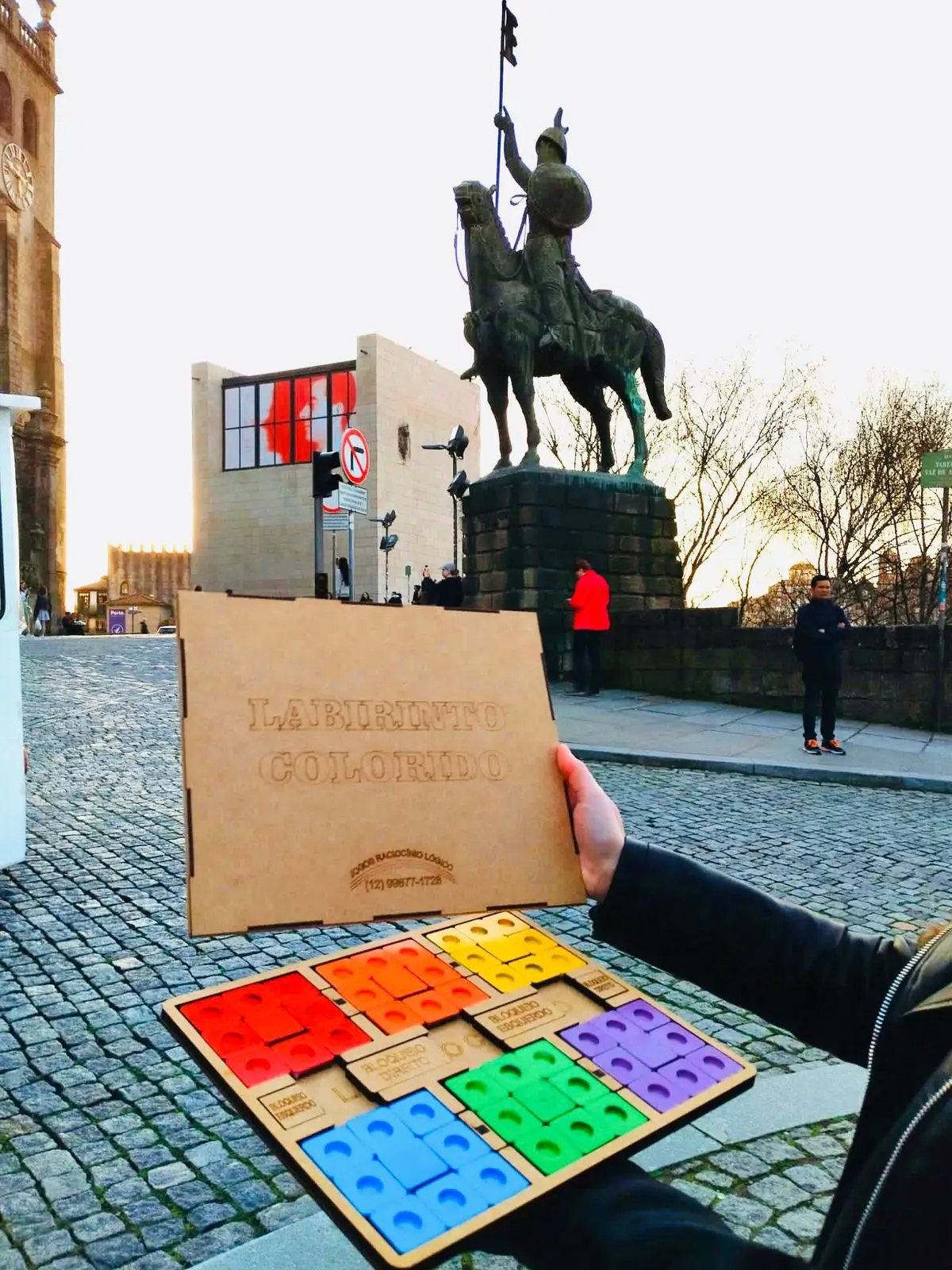 Estátua Vímara Peres no Porto - Portugal 🇵🇹